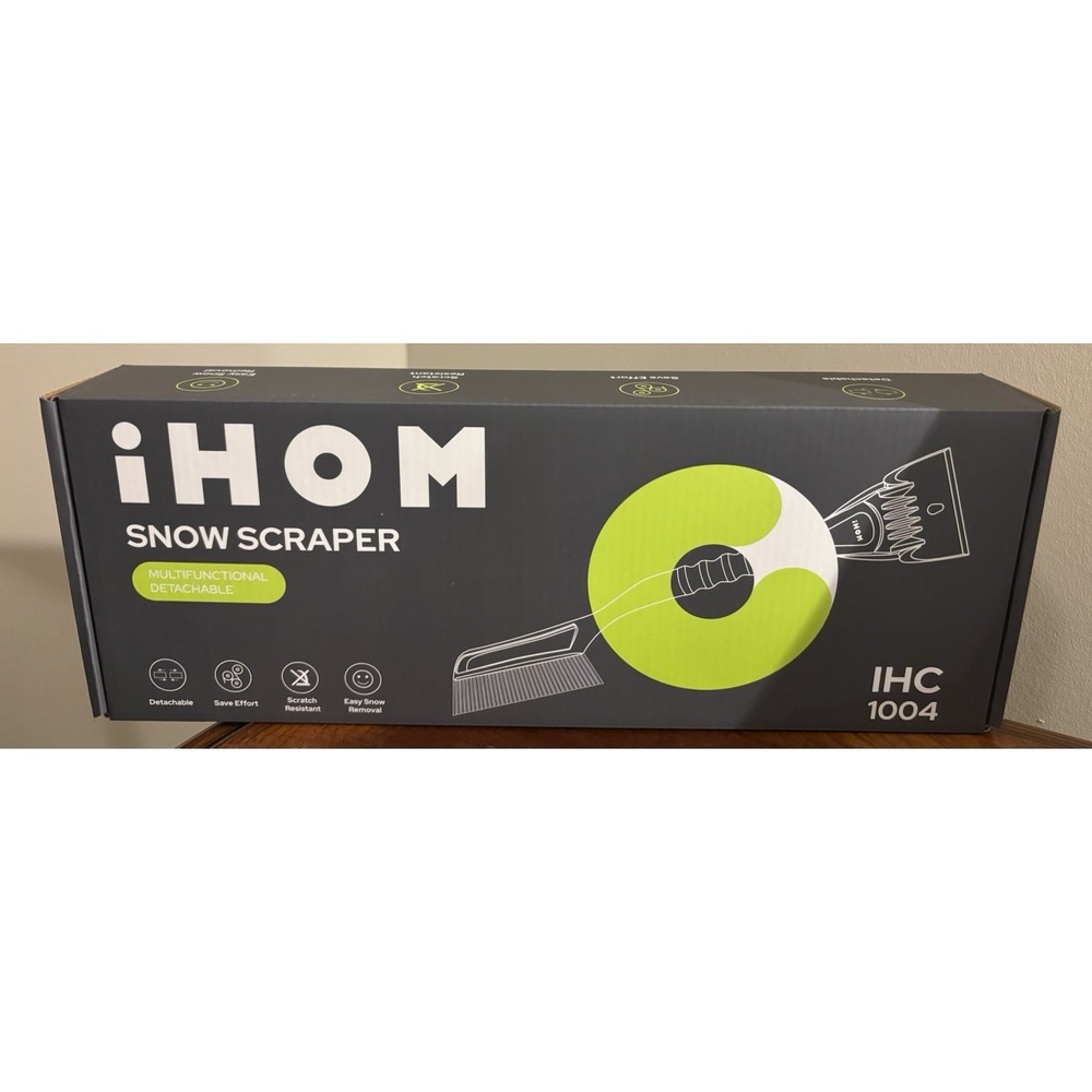 IHOM Snow Brush & Scraper Detachable W/Storage Bag for Car Truck Windshield - Picture 3 of 8